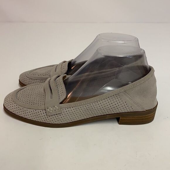 Lucky Brand Caylonp Perforated Suede Loafers Size 7.5 A21 - Picture 4 of 9